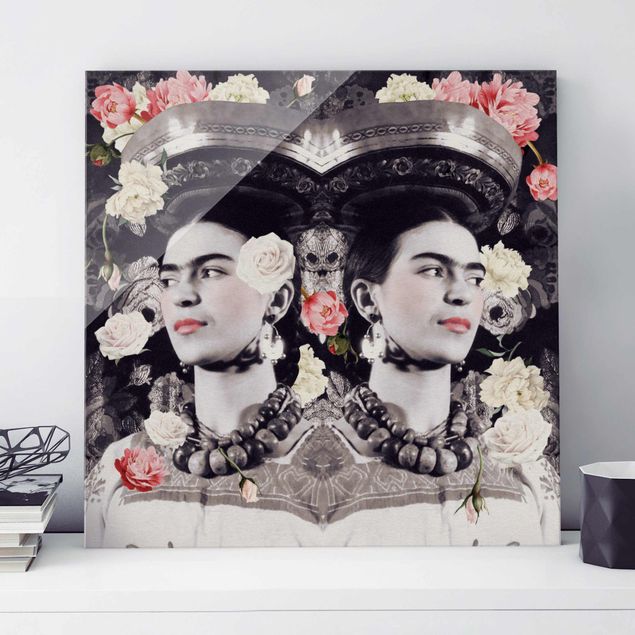 Dekoracja do kuchni Frida Kahlo - Powódź kwiatów