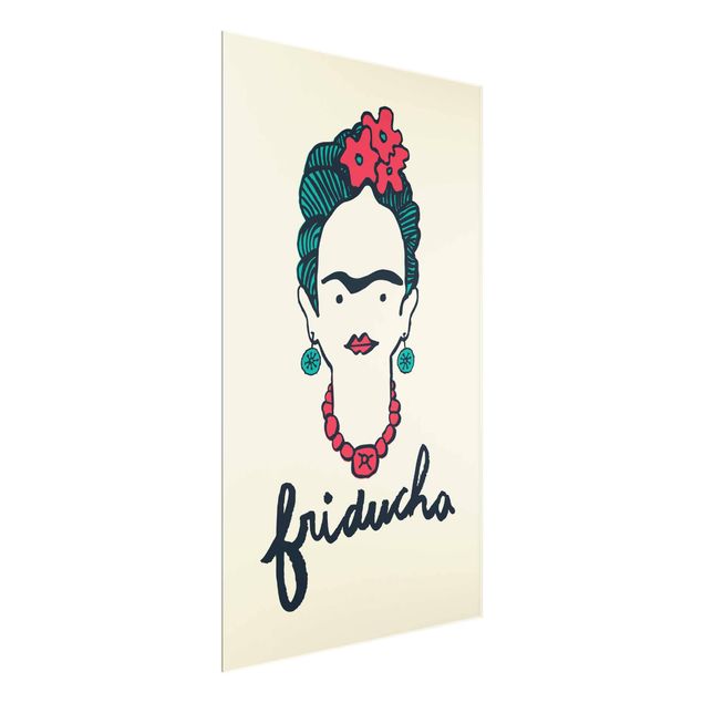 Obrazy na szkle powiedzenia Frida Kahlo - Friducha