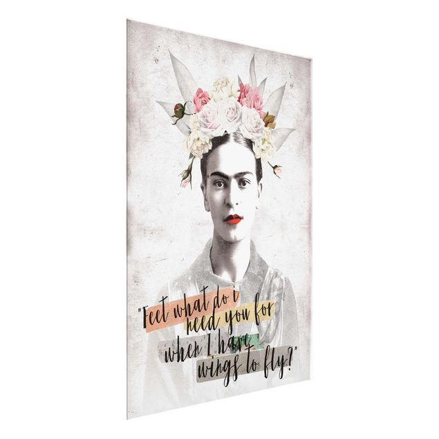 Obrazy na szkle powiedzenia Frida Kahlo - Cytat