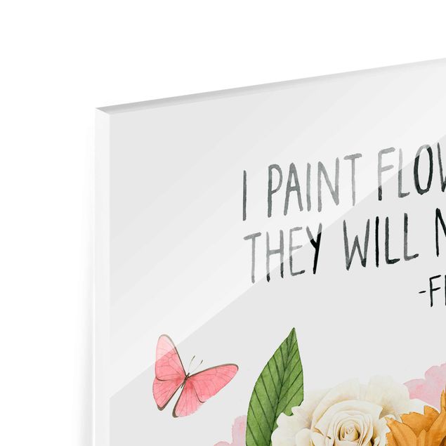 Obrazy powiedzenia Myśli Fridy - Kwiaty