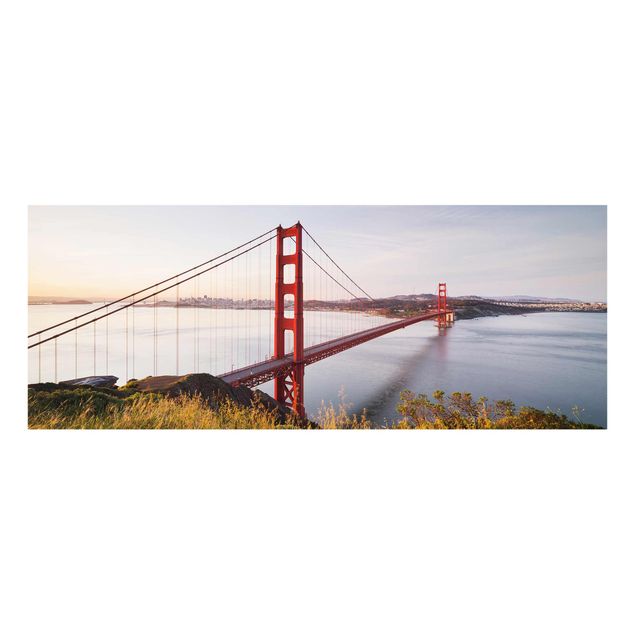 Obraz niebieski Most Złotoen Gate w San Francisco