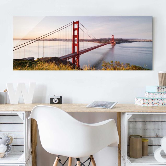 Obrazy na szkle architektura i horyzont Most Złotoen Gate w San Francisco