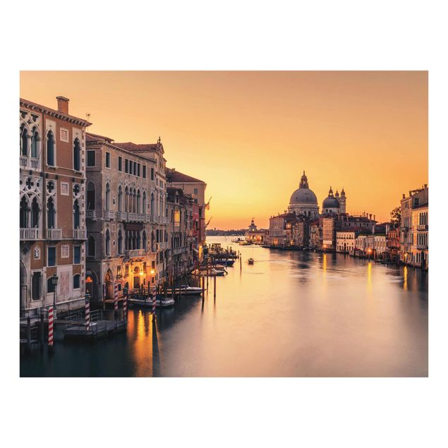 Obrazy na szkle poziomy Złota Wenecja