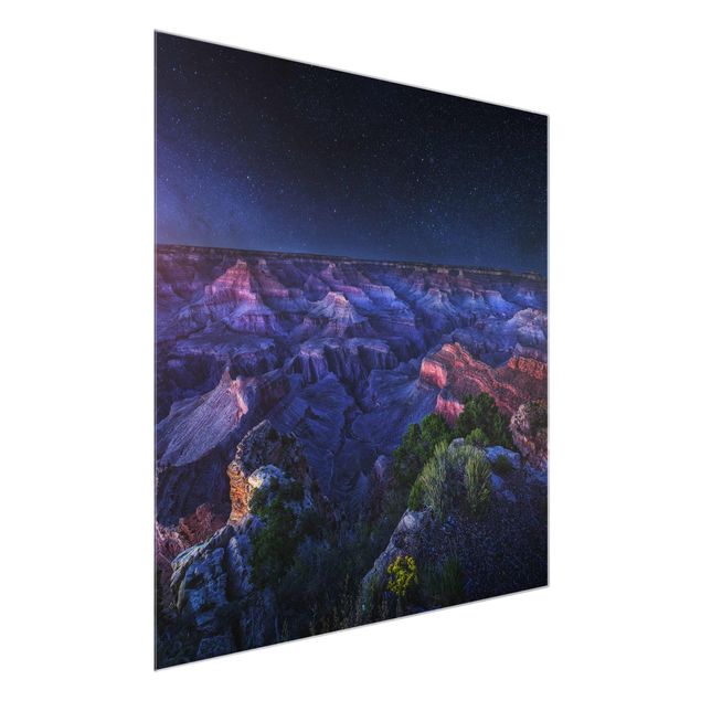 Obrazy do salonu nowoczesne Noc w Wielkim Kanionie
