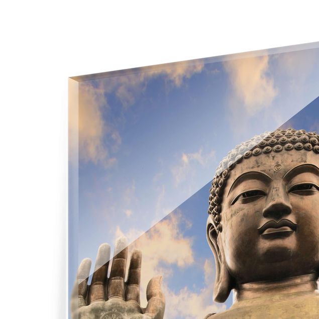 Glas Magnetboard Wielki Budda