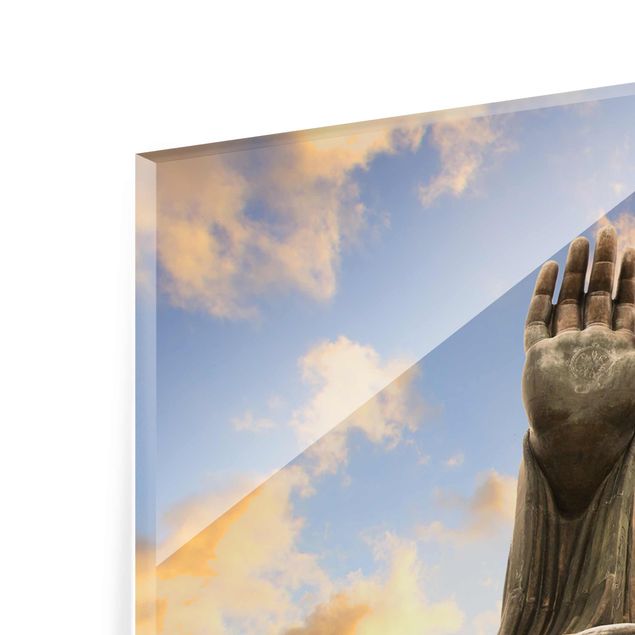 Glas Magnetboard Wielki Budda