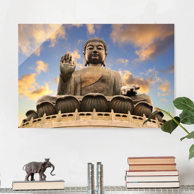 Obrazy na szkle poziomy Wielki Budda