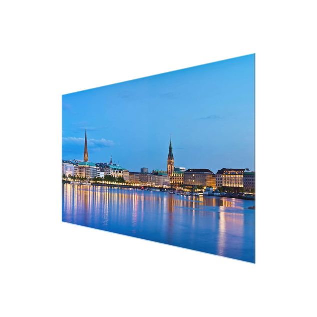 Obrazy nowoczesne panorama Hamburga
