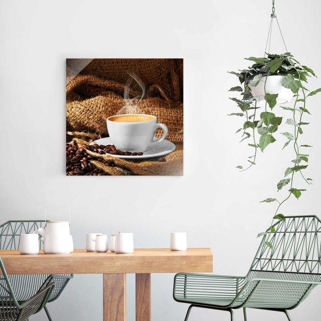 Obrazy z kawą Kawa o poranku