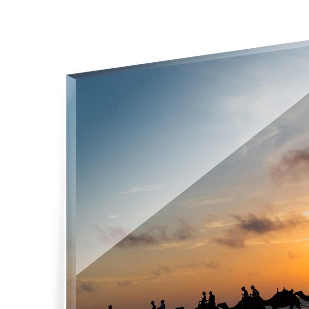 Obrazy nowoczesne Kamizelki w promieniach zachodzącego słońca