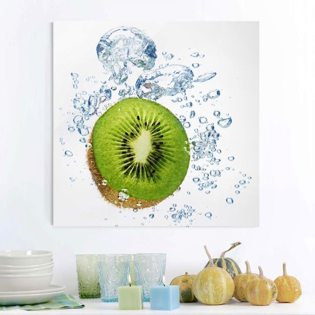 Obrazy owoc Bąbelki Kiwi