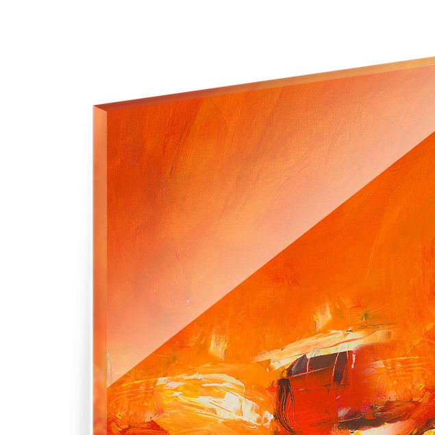 Obrazy artystów Petra Schüßler - Kompozycja w kolorze pomarańczowym
