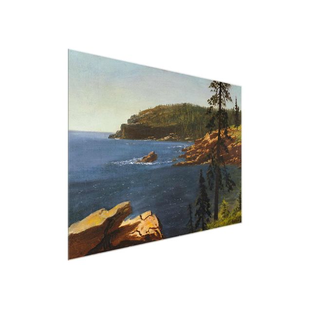 Obrazy na szkle artyści Albert Bierstadt - Wybrzeże Kalifornii
