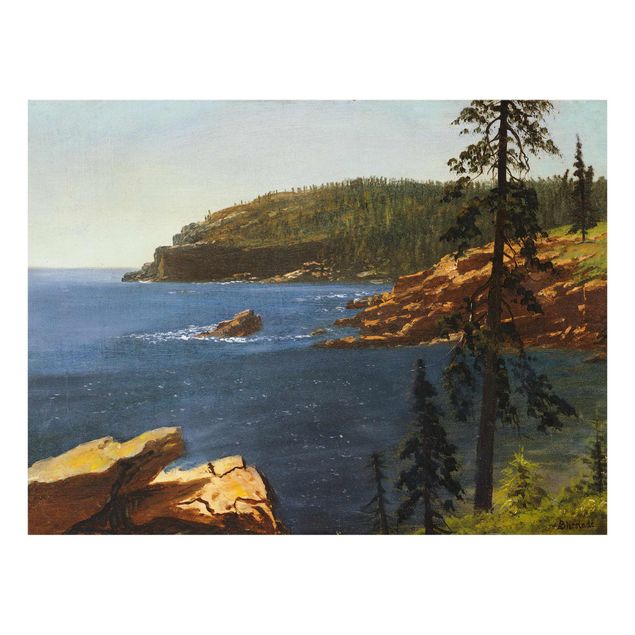 Obrazy na szkle wybrzeże Albert Bierstadt - Wybrzeże Kalifornii
