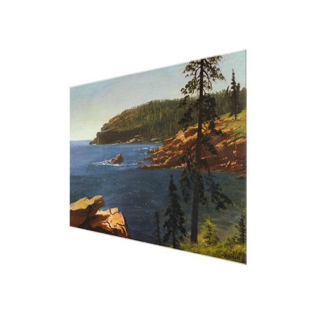 Obrazy na szkle krajobraz Albert Bierstadt - Wybrzeże Kalifornii
