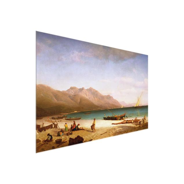 Romantyzm obrazy Albert Bierstadt - Zatoka Salerno