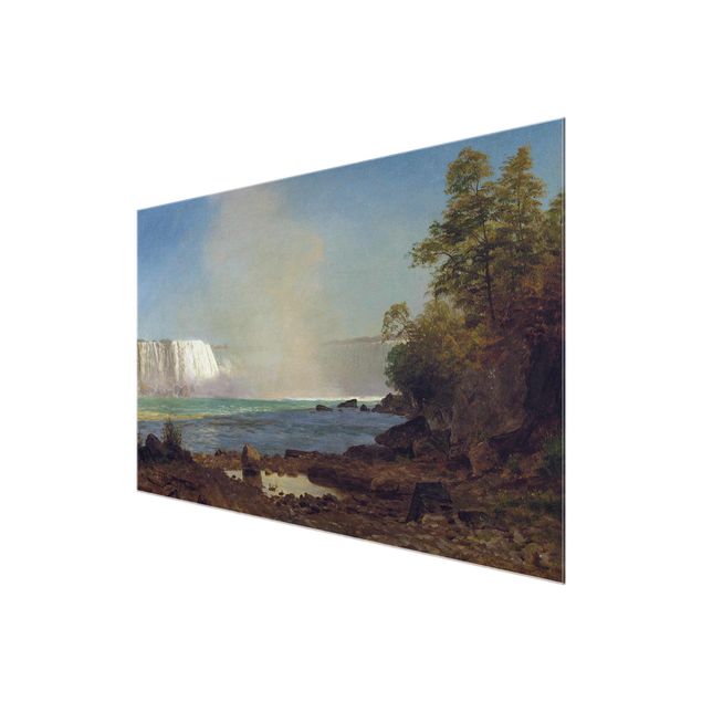 Obrazy na szkle wodospad Albert Bierstadt - Wodospad Niagara