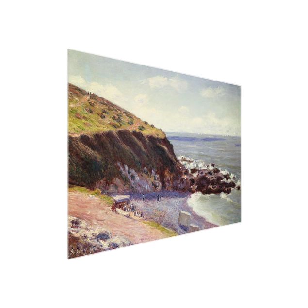 Obrazy na szkle wybrzeże Alfred Sisley - Lady's Cove - Zatoka Langland