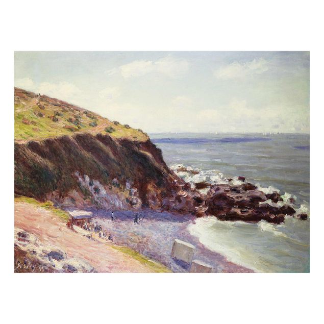 Obrazy na szkle krajobraz Alfred Sisley - Lady's Cove - Zatoka Langland