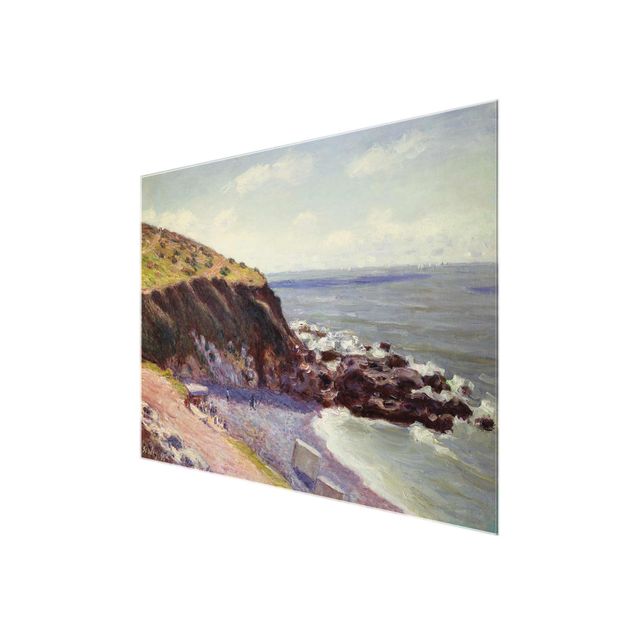 Obrazy na szkle plaża Alfred Sisley - Lady's Cove - Zatoka Langland