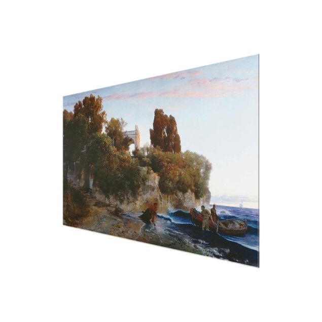 Obrazy do salonu Arnold Böcklin - Zamek nad morzem