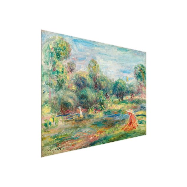 Obrazy na szkle artyści Auguste Renoir - Krajobraz w pobliżu Cagnes