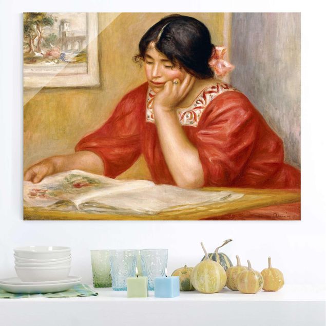 Dekoracja do kuchni Auguste Renoir - Leontine Reading