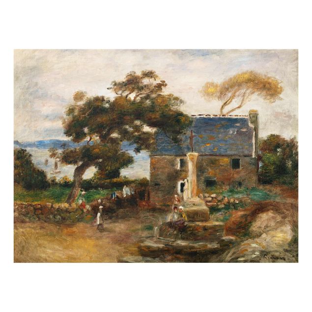 Obrazy na szkle wybrzeże Auguste Renoir - Treboul