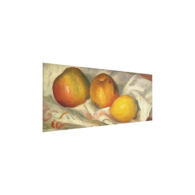 Obrazy na szkle artyści Auguste Renoir - Jabłka i cytryna