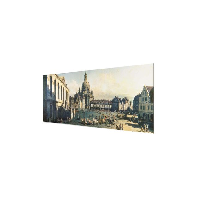 Postimpresjonizm obrazy Bernardo Bellotto - Nowy Rynek w Dreźnie