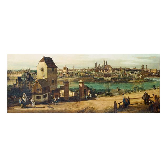 Obrazy na szkle panorama Bernardo Bellotto - Monachium