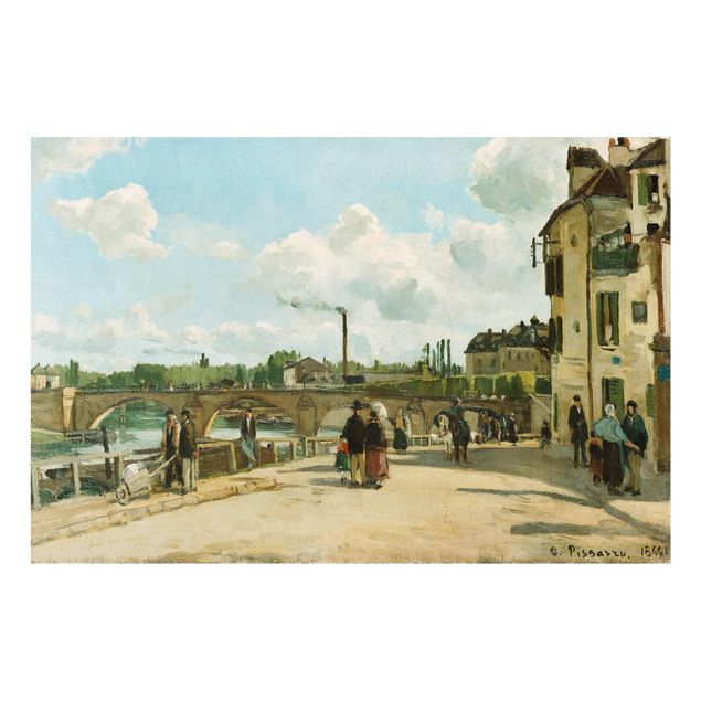Obrazy na szkle poziomy Camille Pissarro - Widok na Pontoise