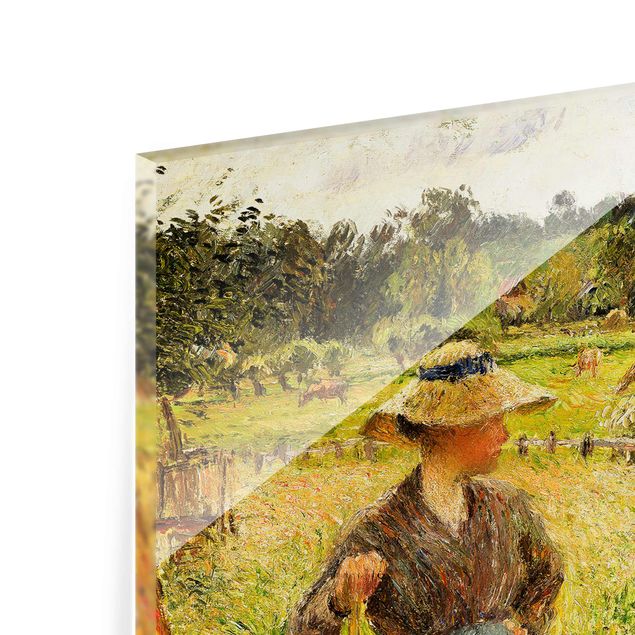 Obrazy na szkle krajobraz Camille Pissarro - Żona hochsztaplera