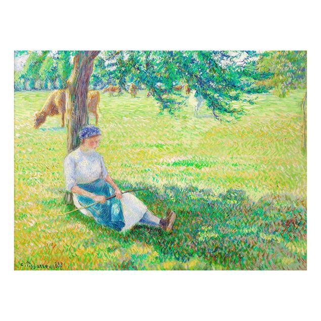 Obrazy na szkle poziomy Camille Pissarro - Kowbojka