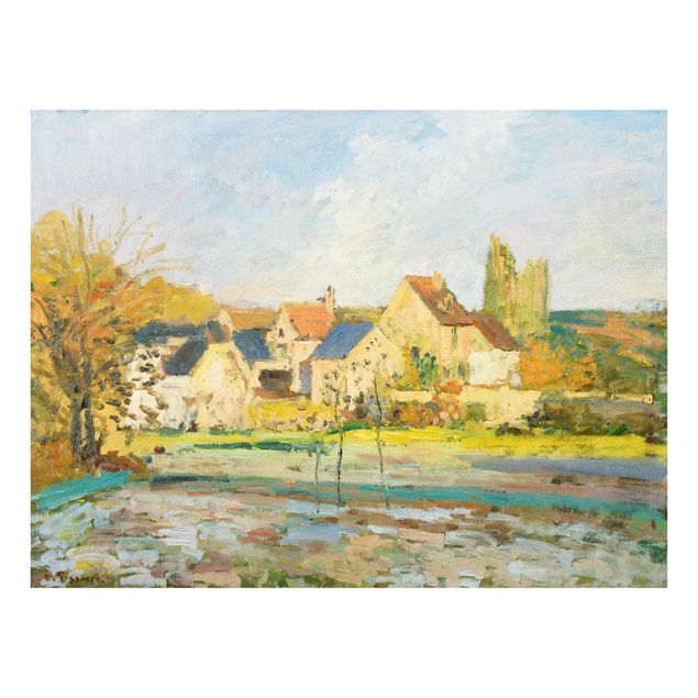 Postimpresjonizm obrazy Camille Pissarro - Krajobraz w pobliżu Pontoise