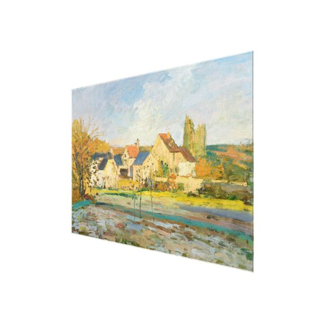 Obrazy na szkle poziomy Camille Pissarro - Krajobraz w pobliżu Pontoise