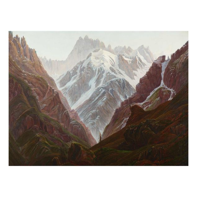 Obrazy na szkle krajobraz Carl Gustav Carus - Góry Wysokie