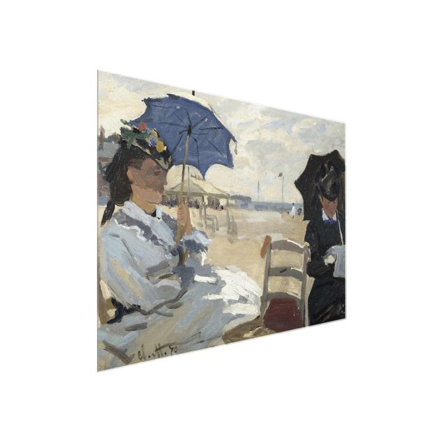 Obrazy na szkle artyści Claude Monet - Plaża w Trouville