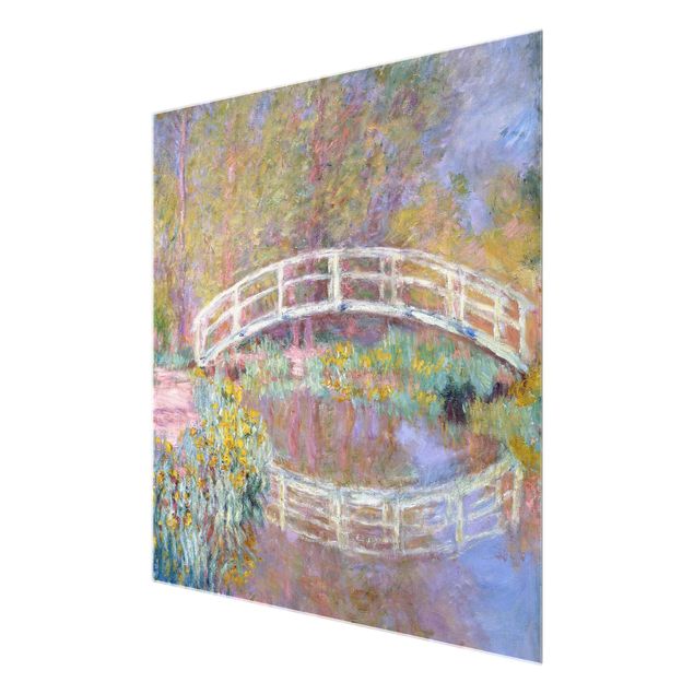Obrazy do salonu nowoczesne Claude Monet - Most Moneta w ogrodzie