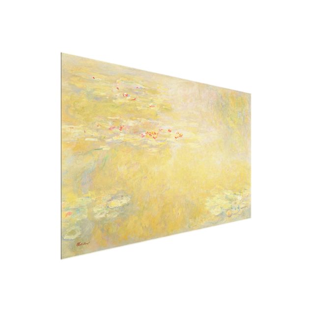 Obrazy na szkle poziomy Claude Monet - Staw z liliami wodnymi