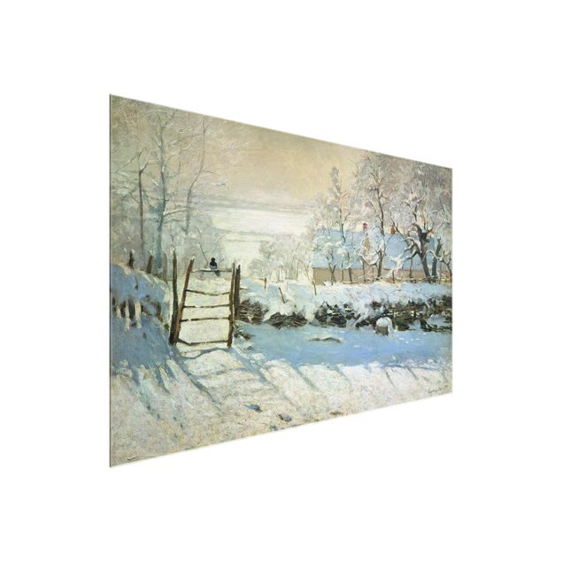 Obrazy na szkle artyści Claude Monet - Sroka