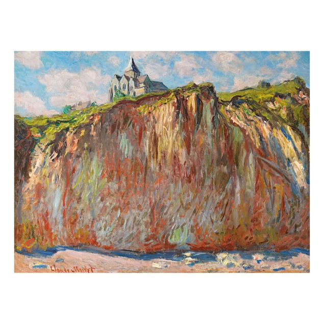 Obrazy na szkle wybrzeże Claude Monet - Światło poranka w Varengeville