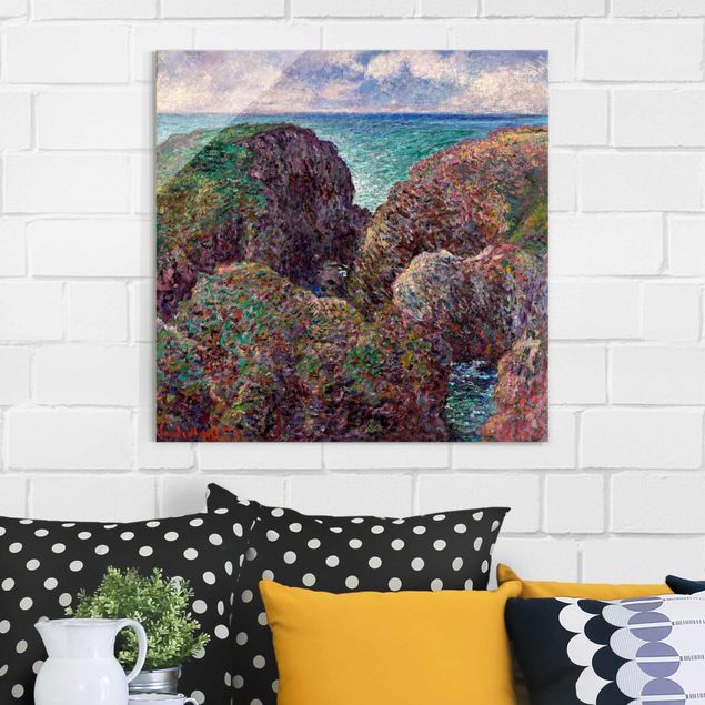 Obrazy impresjonistyczne Claude Monet - Grupa skalna Port-Goulphar