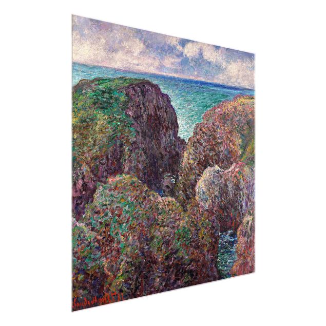 Obrazy na szkle artyści Claude Monet - Grupa skalna Port-Goulphar