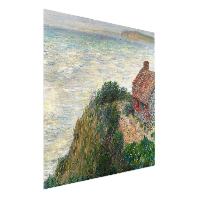Obrazy na szkle kwadrat Claude Monet - Dom rybaka w Petit Ailly
