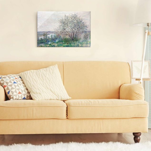 Obrazy na szkle poziomy Claude Monet - wiosenny nastrój