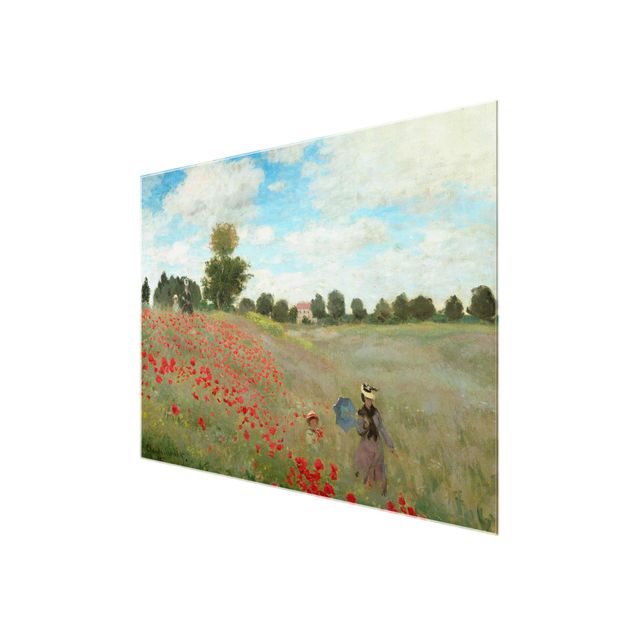 Obrazy na szkle poziomy Claude Monet - Pole maków w pobliżu Argenteuil