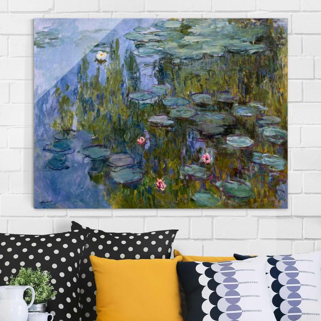 Obrazy na szkle róże Claude Monet - Lilie wodne (Nympheas)