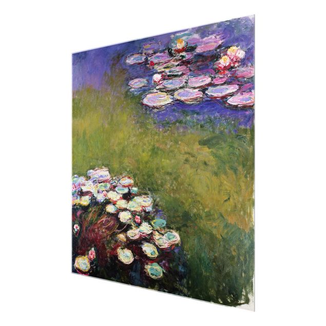 Obrazy na szkle krajobraz Claude Monet - Lilie wodne