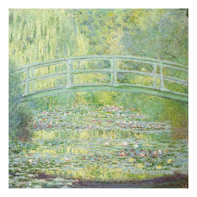 Obrazy na szkle artyści Claude Monet - Mostek japoński
